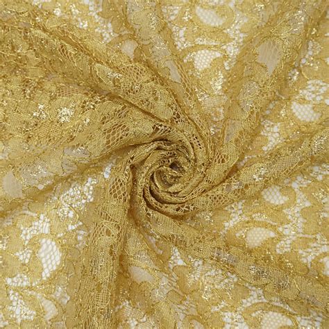 pearl gold metallic lace floral fabric|gold bridal lace fabric.